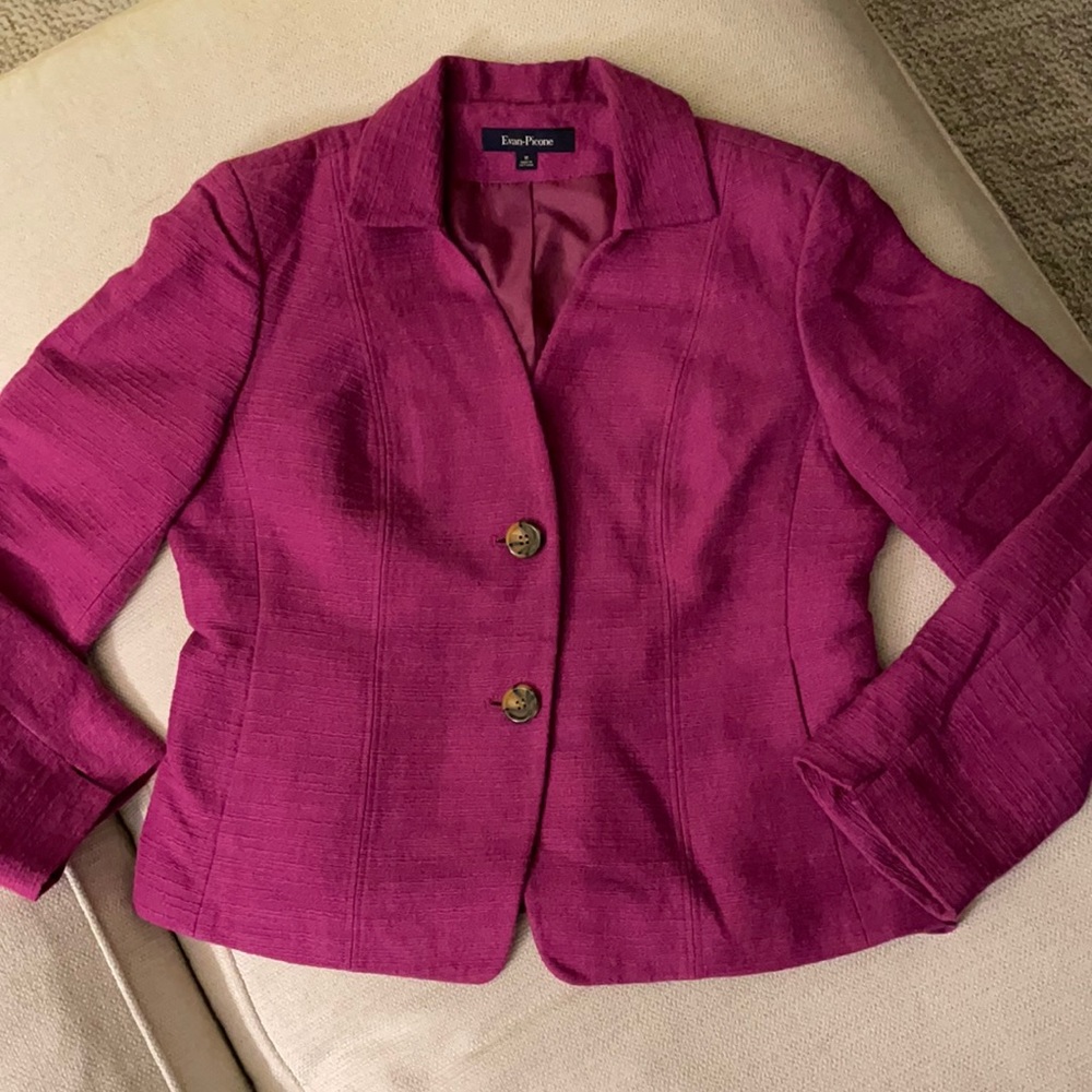 Evan Picone Hot Pink Blazer - Size 10